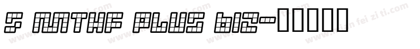 5 MTHF Plus B12字体转换